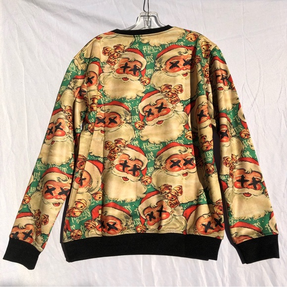 Ugly Christmas Santa Sweatshirt - Picture 3 of 3